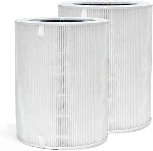 Nispira NDAP-01 NDAP-02 - Purificador de aire 3 en 1 de repuesto de filtro de carbón activado HEPA verdadero | Elimina el olor a humo de 1,500 pies