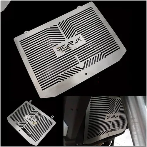 Miniatura 2 de Motorcycle Radiator Grille, Motorcycle Stainless Steel Radiator Grille Grill Cover Protector Guard for B&enelli TRK502 TRK 502 With logo TRK