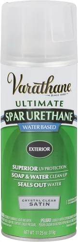 Miniatura 5 de Rust-Oleum Varathane barniz transparente clásico para exteriores de uretano, de 32 onzas líquidas, a base de agua, 250041H