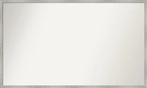 Miniatura 804 de Amanti Art Espejo de baño blanco para sobre el fregadero, 32 x 45 pulgadas, espejo de tocador rectangular blanco esbelto, marco de madera moderno