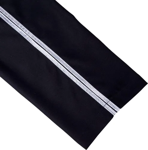 Miniatura 3 de Pantalones de disfraz negros con rayas plateadas, pantalones retro de los años 80 para escenario, fiesta y actuación