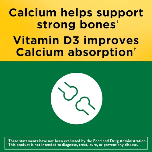 Miniatura 3 de Nature Made Calcio 600 mg con vitamina D cápsulas blandas líquidas 100 ea (paquete de 2)