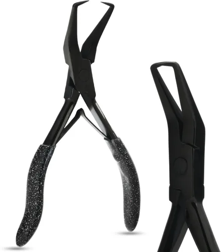 Miniatura 12 de Herramientas profesionales para extensiones de cabello, alicates para microenlaces y cuentas, removedor de microanillos, abridor de cuentas de 5.5