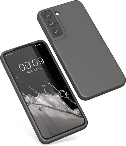 Miniatura 8 de kwmobile Funda compatible con Samsung Galaxy S22 - Funda de silicona TPU con acabado suave - Negro mate