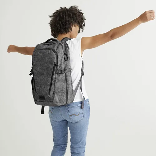 Miniatura 5 de Vera Bradley Mochila plana reciclada Lighten Up Reactive Lay para mujer, Ramo recién cortado, talla única