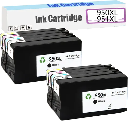 Miniatura 10 de Cartuchos de tinta 950XL 951XL compatibles con cartuchos de tinta de repuesto para HP 950 951 950 XL 951 XL con impresora Officejet Pro 8610 8620