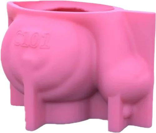 Miniatura 3 de Molde de silicona para macetas, moldes de silicona en forma de animal 3D para hormigón, cemento, yeso, arcilla polimérica, fundición de resina
