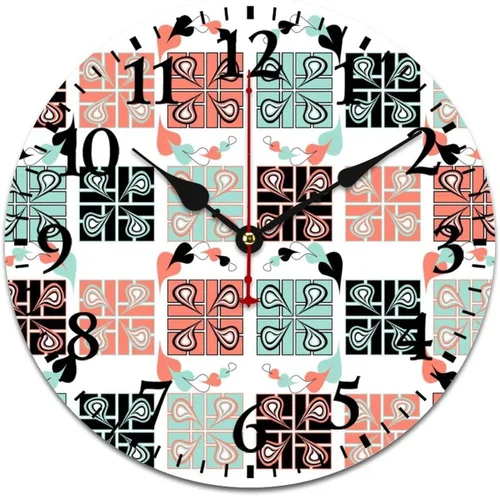 Miniatura 10 de Reloj de pared Monument Valley - Reloj de pared redondo de madera rústica, silencioso y sin tictac, Arizona Rock Red Southwest Tourism Relojes