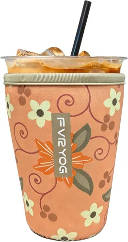 Miniatura 104 de Fundas de neopreno reutilizables aisladas para café helado, fundas para tazas de café helado, fundas para bebidas heladas y calientes