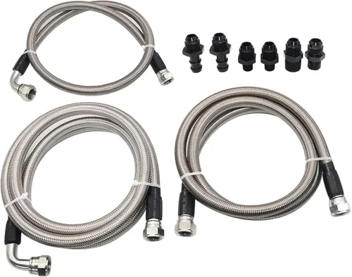 Miniatura 4 de Priprilod Kit de líneas de refrigeración de transmisión manguera resistente compatible con Dodge Ram 47RE 1996 1997 1998 1999 2000 2001 2002