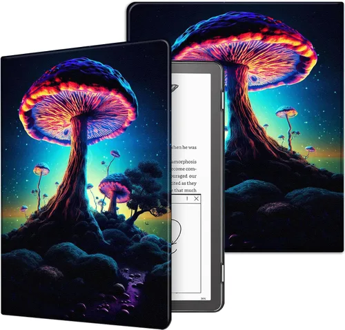 Miniatura 46 de Funda para Kindle básico de 6 pulgadas (11.ª generación), múltiples ángulos, piel sintética, delgada, con función de encendido y apagado automático