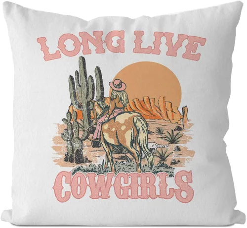 Miniatura 6 de IWXYI Funda de almohada de vaquero occidental de larga vida de 18 x 18 pulgadas, fundas de almohada de vaquero occidental, funda de almohada Vaquero