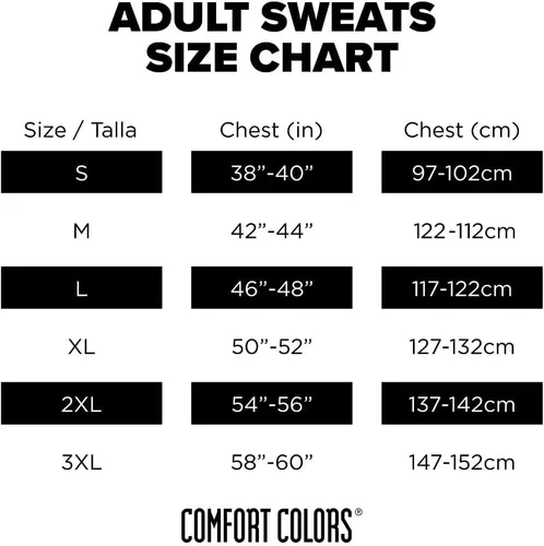 Miniatura 3 de Comfort Colors Sudadera de cuello redondo para hombre, estilo 1566