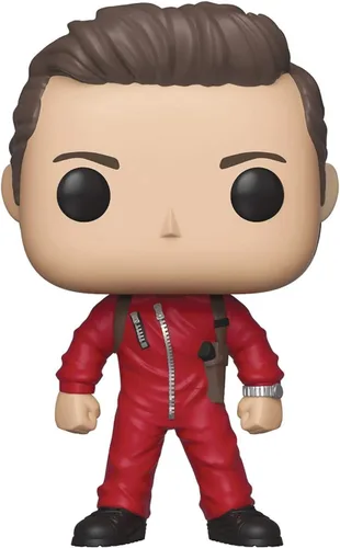 Miniatura 7 de POP Money Heist: La Casa De Papel - Figura de vinilo Berlin Funko Pop (empaquetado con funda protectora compatible con caja pop box), multicolor
