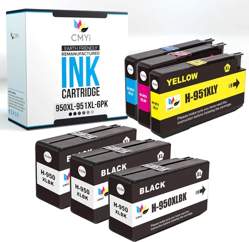 Miniatura 11 de 950XL - Cartucho de tinta de repuesto negro para HP Officejet Pro 251dw, 276dw MFP, 8100 - N811a, 8600, 8600 Plus, 8600 Premium, 8610, 8615, 8616