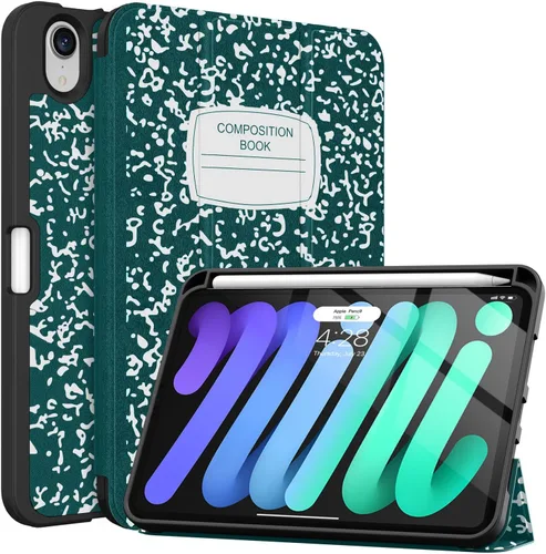 Miniatura 17 de Soke Funda para iPad mini 7(A17 Pro) 2024/iPad Mini 6 2021 de 8.3 pulgadas con Soporte para Lápiz-[Carga de Lápiz + Activación/Suspensión