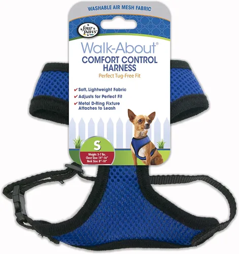Miniatura 17 de Four Paws Comfort Control - Arnés para perro, color negro, extra pequeño