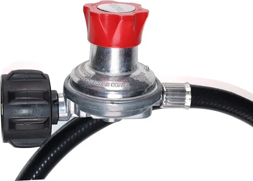 Miniatura 3 de DOZYANT Regulador de propano ajustable de alta presión de 5 pies 0-20 PSI con manguera para cilindro de tanque de propano QCC1/tipo 1, se adapta a