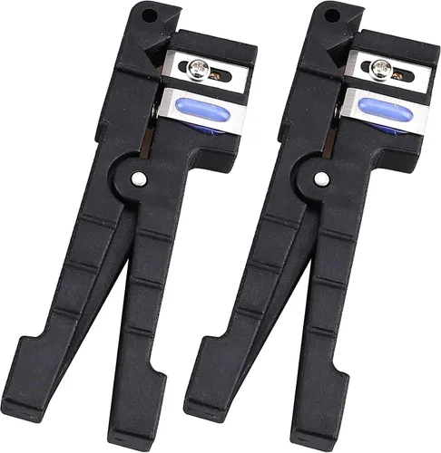 Miniatura 13 de Cable de fibra óptica de acero inoxidable Stripper Herramienta de tres agujeros Pigtail Cable Stripping Alicates 2pcs