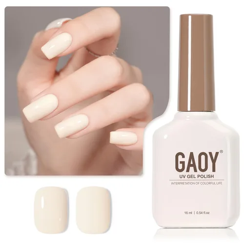 Miniatura 62 de GAOY - Esmalte de uñas de gel marrón, 16ml de esmalte de gel para quitar por remojo, curado con luz UV para arte de uñas, manicura DIY en casa, 2088