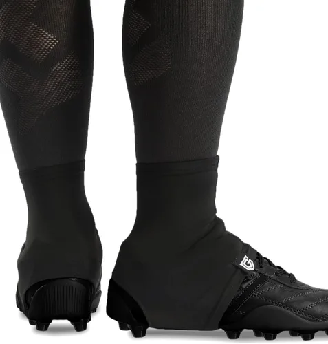 Gridiron Gladiator - Fundas de tacos, calcetines para tacos de fútbol americano, polainas para tacos de fútbol, béisbol y sóftbol Negro