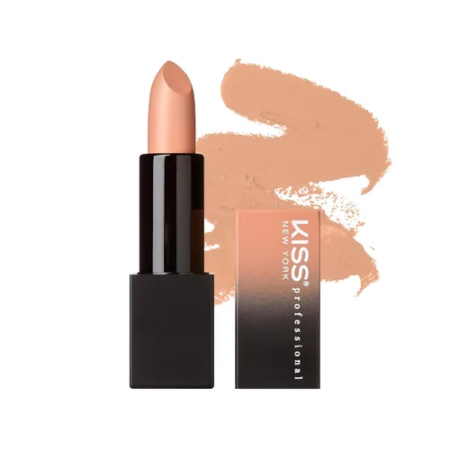 Miniatura 9 de Kiss New York - Lápiz labial pigmentado profesional, acabado satinado suave, de larga duración, infundido con manteca de karité y vitamina E Piel