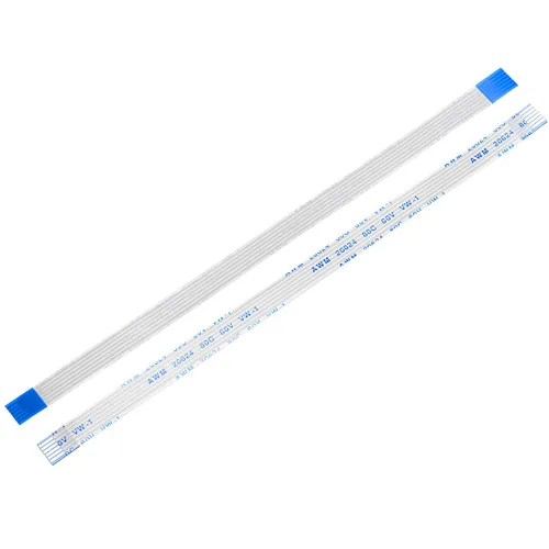 uxcell Cable plano flexible, 5.906 in, 0.039 in, 6 pines, FPC FFC, cable de cinta flexible para TV LCD, reproductor de DVD, 10 unidades (tipo A)