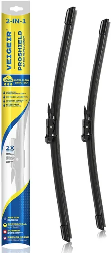 Miniatura 7 de Paquete de 2 limpiaparabrisas delantero de 26 + 19 pulgadas, compatibles con Tesla Model 3 2017-2023, Tesla Model Y 2020-2022