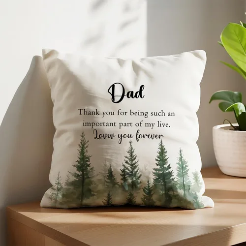 Miniatura 2 de Fundas de almohada acogedoras para papá, regalos de agradecimiento para papá y padre, almohada de cojín conmovedora para papá, 18 x 18 pulgadas