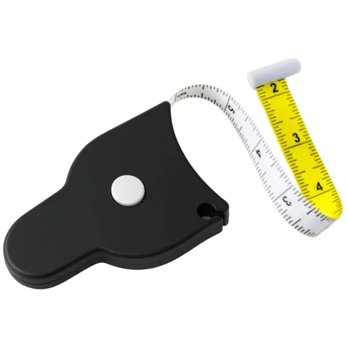 Perfect Body - Cinta métrica telescópica automática de 80 pulgadas, cinta métrica retráctil para cuerpo: cintura, cadera, busto, brazos y más Negro