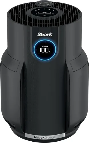 Purificador de aire Shark para el hogar, NeverChange, para habitación grande, filtro que supera HEPA, captura contaminantes, caspa de mascotas,