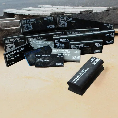 Miniatura 5 de Motor Guard BGRK6-1 Bloque de lijado rígido de gancho y bucle, 2 5/8" x 5 1/2