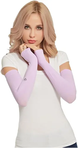 Miniatura 3 de HOPESHINE Mangas de enfriamiento de brazo UPF 50+ Protección UV Compresión Ciclismo Deportes al aire libre 5 pares 5-pares