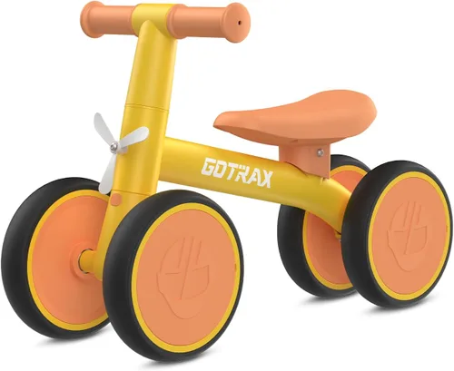 Miniatura 9 de Gotrax Baby Balance Bike 1-2 Years, 7" Front&Rear Silent Wheels, Sturdy Steel Frame 66 lbs Load, Quick 2-Min Assembly, CPC Certified, Comfortable