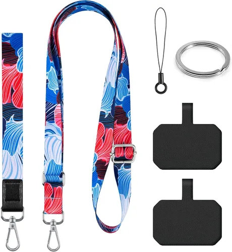 Cordón para teléfono celular, correa cruzada para teléfono, correa de muñeca, cordones para llaves, correas de hombro ajustables universales para el