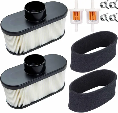 HOODELL Paquete de 2 filtros de aire 11013-7047 con filtro previo, para Kawasaki FR651V FR691V FR730V Motor Hustler Husqvarna Gravely Lawn Mower