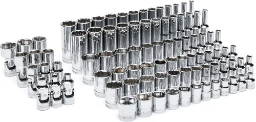 Miniatura 2 de GEARWRENCH Juego de dados métricos Drive Master de 89 piezas de 1/4" en bandeja de almacenamiento de espuma - GWMSSKT14MM