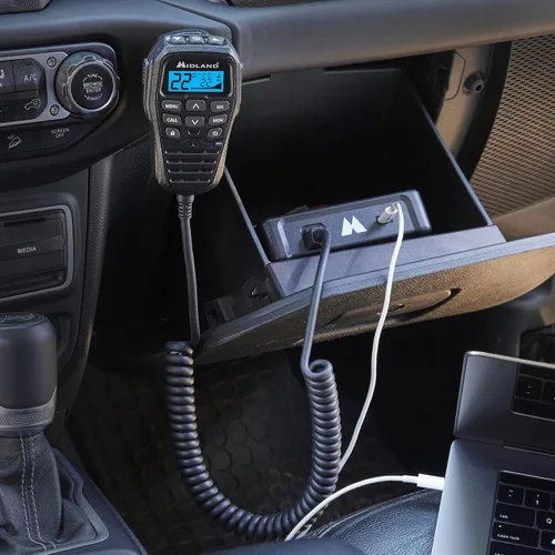 Miniatura 9 de Midland® MXT575 GMRS Radio móvil, radio bidireccional con escaneo y alerta meteorológica NOAA - para granjas, ranchos, overlanding - compatible
