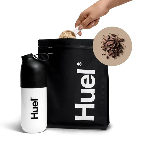 Miniatura 9 de Huel Edición Negra Polvo de Proteína Vegana de Chocolate 40g Comida Nutricionalmente Completa 27 Vitaminas y Minerales, Sin Gluten 17