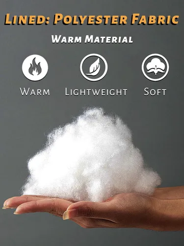 Miniatura 7 de TACVASEN Chaqueta Puffer Ligera para Hombre Chaquetas Acolchadas de Invierno Puffy Abrigadas Resistentes al Agua Resistentes al Viento Abrigos