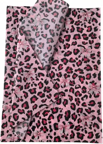 Miniatura 11 de Papel de seda a granel con patrón de lazo rosa, 25 hojas de 19.7 x 27.5 pulgadas para bolsas de regalo de cumpleaños, boda, manualidades, envoltura