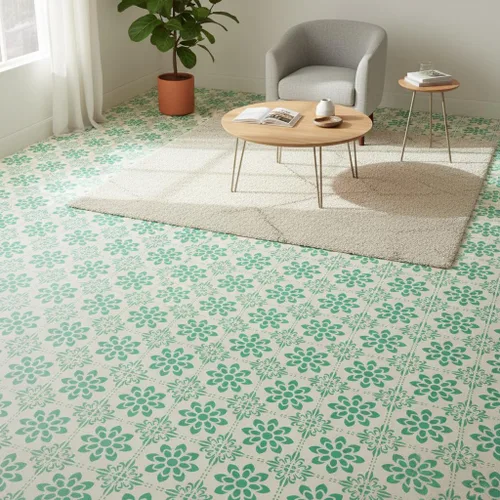 Miniatura 6 de 2 plantillas grandes de 12 x 12 pulgadas para pintar pisos, paredes, patios, azulejos de cerámica, madera, plantillas de mandala grande