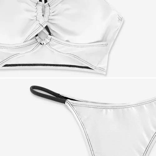 Miniatura 7 de Florally Bikini Sets for Women Two Piece String Bikinis Swimsuit Triangle Bathing Suit