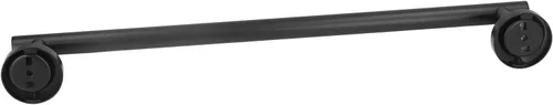 Miniatura 9 de Toallero para baño, toallero de acero inoxidable 304, toallero negro mate de 17.7 in, toallero de barra simple y elegante para baño, cocina