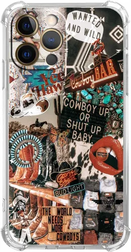Miniatura 16 de Funda de colágeno de periódico retro para iPhone 13 Pro Max, patrón de papeles viejos estético, funda única de TPU de moda compatible con iPhone 13
