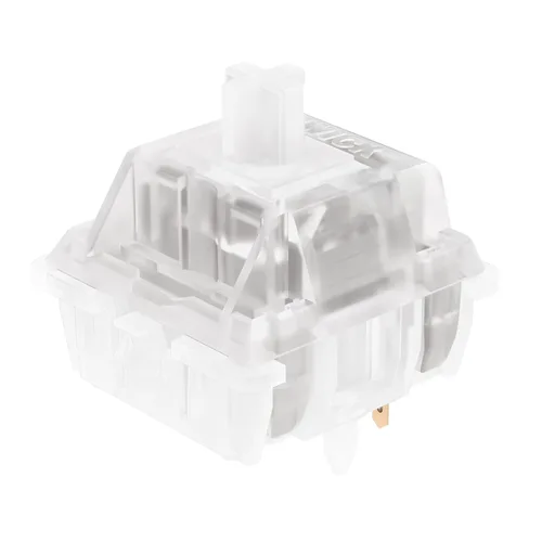 Miniatura 9 de JWICK Interruptores lineales negros V2, JWK Black Linears 2.06 oz carcasa completa de nailon Thocky 5 pines interruptores de teclado mecánicos