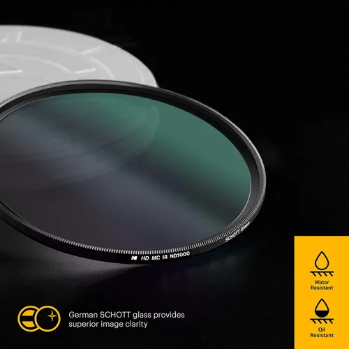 Miniatura 4 de KODAK Filtro Schott Glass IR de 2.638 in de densidad neutra 1000 Super Slim Impermeable Pulido Nano Multi-Coated 16 capas Previene