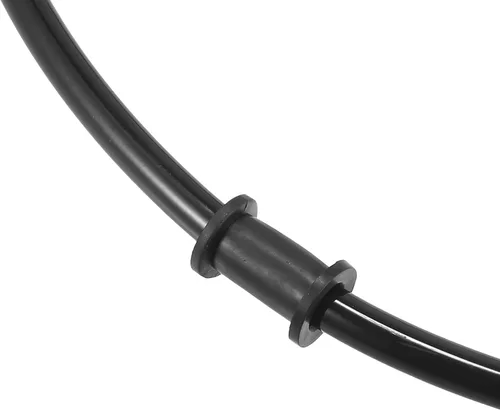 Miniatura 6 de Motoforti 74.8 pulgadas de longitud 0.394 in ID motocicleta línea de freno hidráulico tubo de manguera de aceite de acero inoxidable trenzado cable