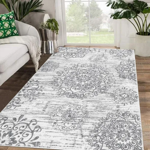 Miniatura 22 de HEBE Alfombra Pasillo 2'x10' Lavable Vintage Desgastada Alfombras de Área Antideslizante Alfombra de Lavandería Boho Alfombras de Piso para Pasillos
