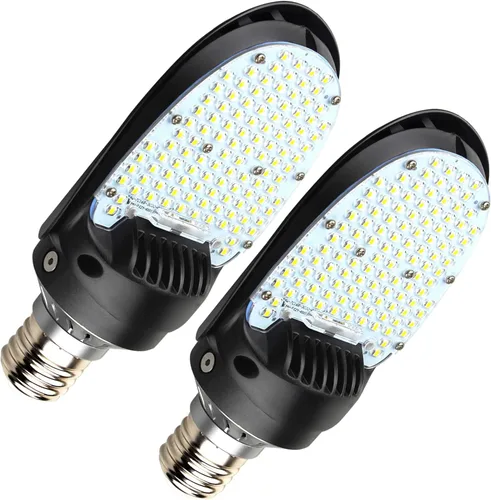 Miniatura 10 de Bombilla LED de reacondicionamiento de pala, 75 W/95 W/115 W de potencia seleccionable, 16,100 lm 5000 K luz diurna, base Mogul E39, reemplazo